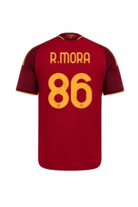 AS Roma Rodrigo Mora #86 Jalkapallovaatteet Kotipaita 2026-27 Lyhythihainen